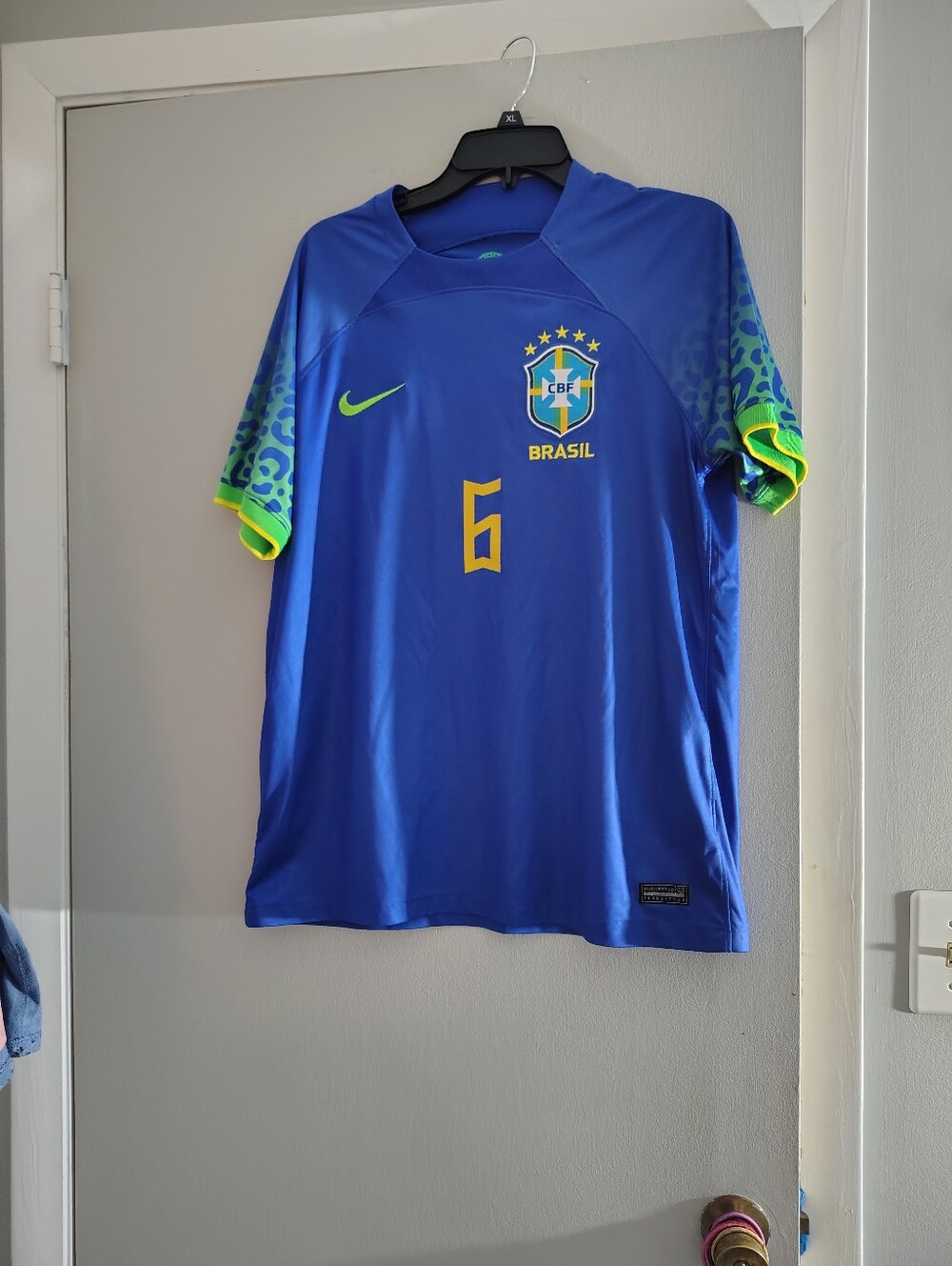 Nike Brazil 2022 World Cup Fan Jersey That Nike Sold At The Stadium